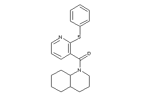 3,4,4a,5,6,7,8,8a-octahydro-2H-quinolin-1-yl-[2-(phenylthio)-3-pyridyl]methanone