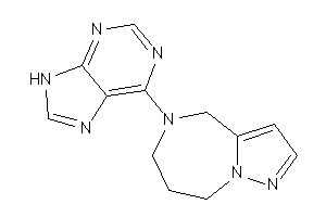 5-(9H-purin-6-yl)-4,6,7,8-tetrahydropyrazolo[1,5-a][1,4]diazepine
