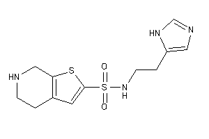 N-[2-(1H-imidazol-5-yl)ethyl]-4,5,6,7-tetrahydrothieno[2,3-c]pyridine-2-sulfonamide