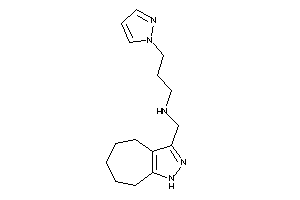 1,4,5,6,7,8-hexahydrocyclohepta[c]pyrazol-3-ylmethyl(3-pyrazol-1-ylpropyl)amine