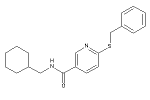 6-(benzylthio)-N-(cyclohexylmethyl)nicotinamide
