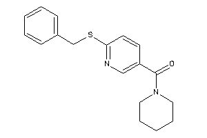 Image of [6-(benzylthio)-3-pyridyl]-piperidino-methanone