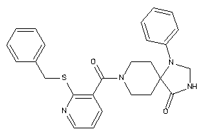 8-[2-(benzylthio)nicotinoyl]-1-phenyl-1,3,8-triazaspiro[4.5]decan-4-one