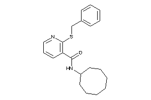 2-(benzylthio)-N-cyclooctyl-nicotinamide