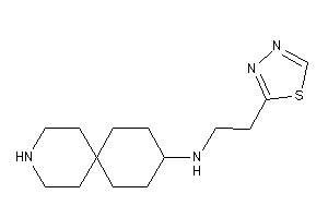 9-azaspiro[5.5]undecan-3-yl-[2-(1,3,4-thiadiazol-2-yl)ethyl]amine