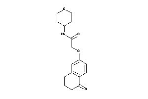 2-(1-ketotetralin-6-yl)oxy-N-tetrahydropyran-4-yl-acetamide