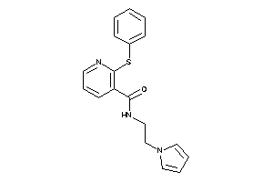 2-(phenylthio)-N-(2-pyrrol-1-ylethyl)nicotinamide