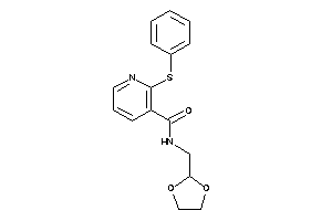 N-(1,3-dioxolan-2-ylmethyl)-2-(phenylthio)nicotinamide