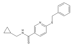 6-(benzylthio)-N-(cyclopropylmethyl)nicotinamide