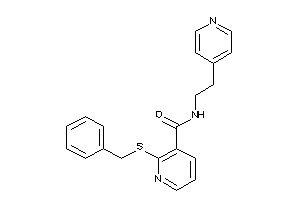2-(benzylthio)-N-[2-(4-pyridyl)ethyl]nicotinamide