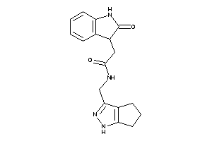 Image of 2-(2-ketoindolin-3-yl)-N-(1,4,5,6-tetrahydrocyclopenta[c]pyrazol-3-ylmethyl)acetamide