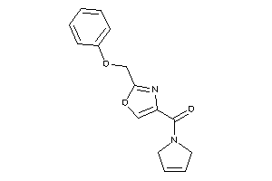 [2-(phenoxymethyl)oxazol-4-yl]-(3-pyrrolin-1-yl)methanone
