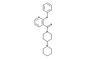 (2-phenoxy-3-pyridyl)-(4-piperidinopiperidino)methanone