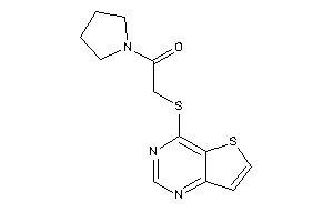 Image of 1-pyrrolidino-2-(thieno[3,2-d]pyrimidin-4-ylthio)ethanone