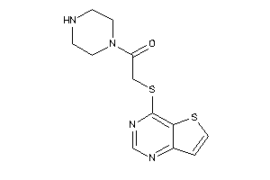 1-piperazino-2-(thieno[3,2-d]pyrimidin-4-ylthio)ethanone