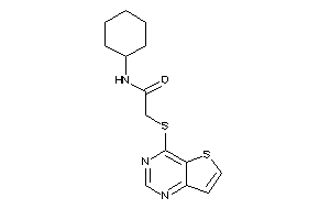 Image of N-cyclohexyl-2-(thieno[3,2-d]pyrimidin-4-ylthio)acetamide