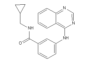 N-(cyclopropylmethyl)-3-(quinazolin-4-ylamino)benzamide