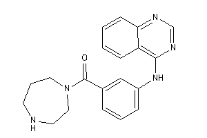 1,4-diazepan-1-yl-[3-(quinazolin-4-ylamino)phenyl]methanone