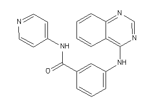 Image of N-(4-pyridyl)-3-(quinazolin-4-ylamino)benzamide