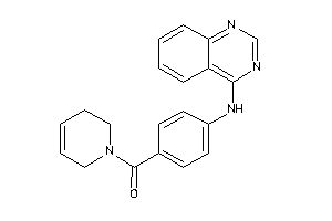 3,6-dihydro-2H-pyridin-1-yl-[4-(quinazolin-4-ylamino)phenyl]methanone