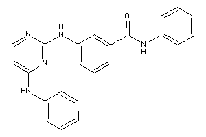 Image of 3-[(4-anilinopyrimidin-2-yl)amino]-N-phenyl-benzamide