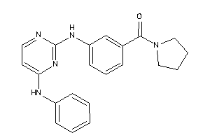[3-[(4-anilinopyrimidin-2-yl)amino]phenyl]-pyrrolidino-methanone