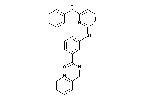 3-[(4-anilinopyrimidin-2-yl)amino]-N-(2-pyridylmethyl)benzamide