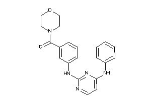 [3-[(4-anilinopyrimidin-2-yl)amino]phenyl]-morpholino-methanone