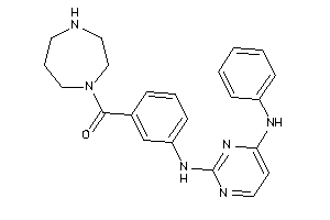 [3-[(4-anilinopyrimidin-2-yl)amino]phenyl]-(1,4-diazepan-1-yl)methanone