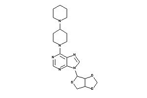 Image of 9-(3a,4,6,6a-tetrahydrofuro[3,4-d][1,3]dioxol-4-yl)-6-(4-piperidinopiperidino)purine
