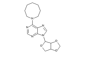 Image of 9-(3a,4,6,6a-tetrahydrofuro[3,4-d][1,3]dioxol-4-yl)-6-(azocan-1-yl)purine