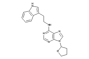2-(1H-indol-3-yl)ethyl-[9-(tetrahydrofuryl)purin-6-yl]amine