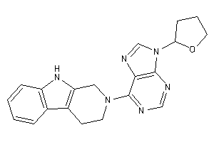 2-[9-(tetrahydrofuryl)purin-6-yl]-1,3,4,9-tetrahydro-$b-carboline