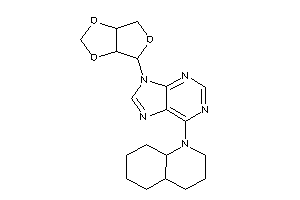 Image of 1-[9-(3a,4,6,6a-tetrahydrofuro[3,4-d][1,3]dioxol-4-yl)purin-6-yl]-3,4,4a,5,6,7,8,8a-octahydro-2H-quinoline