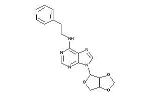 Image of [9-(3a,4,6,6a-tetrahydrofuro[3,4-d][1,3]dioxol-4-yl)purin-6-yl]-phenethyl-amine