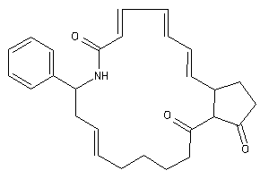 10-phenyl-11-azabicyclo[17.3.0]docosa-7,13,15,17-tetraene-2,12,22-trione