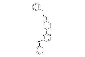 Image of [6-(4-cinnamylpiperazino)pyrimidin-4-yl]-phenyl-amine