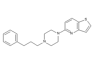 5-[4-(3-phenylpropyl)piperazino]thieno[3,2-b]pyridine
