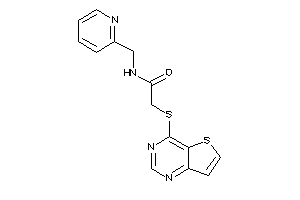 Image of N-(2-pyridylmethyl)-2-(thieno[3,2-d]pyrimidin-4-ylthio)acetamide