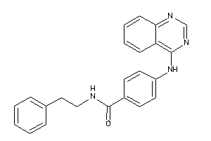 N-phenethyl-4-(quinazolin-4-ylamino)benzamide