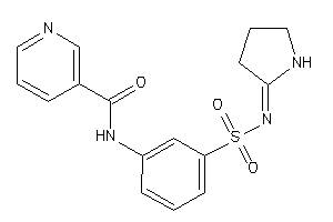 Image of N-[3-(pyrrolidin-2-ylideneamino)sulfonylphenyl]nicotinamide