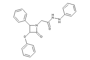 2-(2-keto-3-phenoxy-4-phenyl-azetidin-1-yl)-N'-phenyl-acetohydrazide