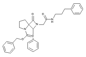 3-keto-2-[2-keto-2-(3-phenylpropylamino)ethyl]-1-phenyl-2,5-diazaspiro[3.4]octane-5-carboxylic Acid Benzyl Ester