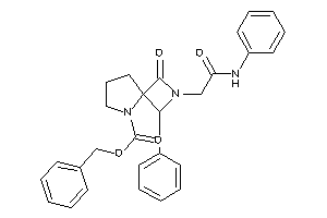 2-(2-anilino-2-keto-ethyl)-3-keto-1-phenyl-2,5-diazaspiro[3.4]octane-5-carboxylic Acid Benzyl Ester