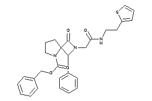 3-keto-2-[2-keto-2-[2-(2-thienyl)ethylamino]ethyl]-1-phenyl-2,5-diazaspiro[3.4]octane-5-carboxylic Acid Benzyl Ester