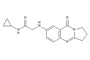 N-cyclopropyl-2-[(9-keto-2,3-dihydro-1H-pyrrolo[2,1-b]quinazolin-7-yl)amino]acetamide