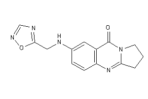 7-(1,2,4-oxadiazol-5-ylmethylamino)-2,3-dihydro-1H-pyrrolo[2,1-b]quinazolin-9-one