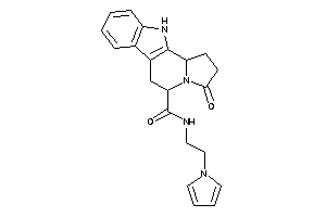 Image of 3-keto-N-(2-pyrrol-1-ylethyl)-1,2,5,6,11,11b-hexahydropyrrolo[2,1-a]$b-carboline-5-carboxamide