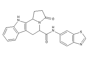 N-(1,3-benzothiazol-6-yl)-3-keto-1,2,5,6,11,11b-hexahydropyrrolo[2,1-a]$b-carboline-5-carboxamide