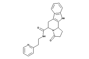 Image of 3-keto-N-[2-(2-pyridyl)ethyl]-1,2,5,6,11,11b-hexahydropyrrolo[2,1-a]$b-carboline-5-carboxamide